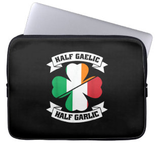 Irish Italian Half Gaelic Half Knolic Saint Patric Laptopschutzhülle
