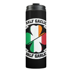 Irish Italian Half Gaelic Half Knolic Saint Patric Thermosbecher