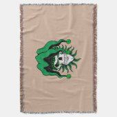 Irish Jester Skull Decke (Vorderseite Vertikal)