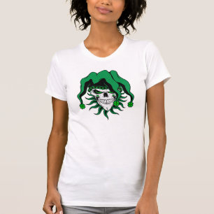 Irish Jester Skull T-Shirt