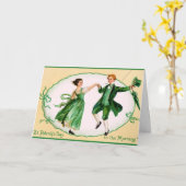 Irish Jig Greeting Card Karte (Gelbe Blume)