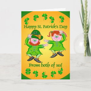 Irish Jig Greeting Cards Karte