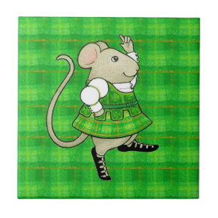 IRISH JIG MAUS 4,25x4,25 Keramikfliese