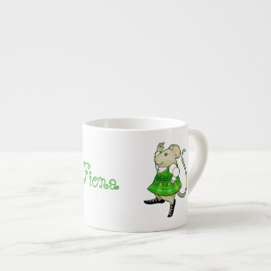 IRISH JIG MAUS Espresso-Tasse + Text Espressotasse