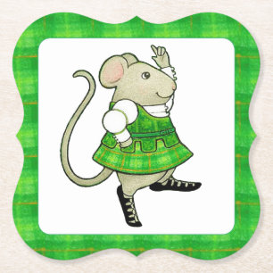 IRISH JIG MAUS Halter Papier Untersetzer