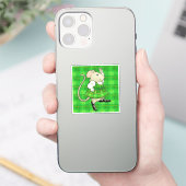 IRISH JIG MOUSE 2"x2" Vinyl Sticker (Telefon)