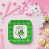 IRISH JIG MOUSE 7" Teller auf dem Schreibtisch (Party)
