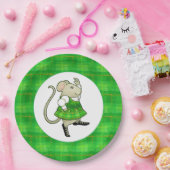 IRISH JIG MOUSE 9" Round Paper Teller (Party)