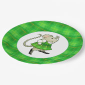 IRISH JIG MOUSE 9" Round Paper Teller (Schrägansicht)