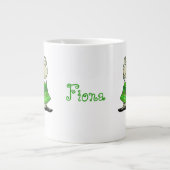 IRISH JIG MOUSE Big White Tasse + Text (Vorderseite)