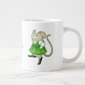 IRISH JIG MOUSE Big White Tasse + Text (Rechts)