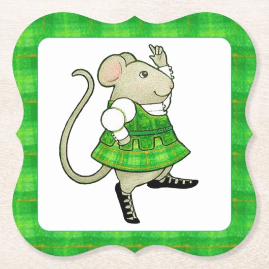 IRISH JIG MOUSE Bracket Untersetzer (Vorderseite)