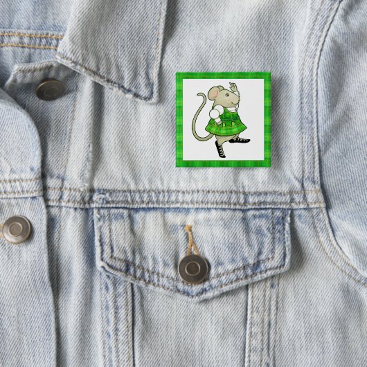 IRISH JIG MOUSE Square Button Button II (Beispiel)