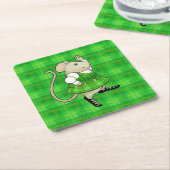 IRISH JIG MOUSE Square Paper Untersetzer (angewinkelt)
