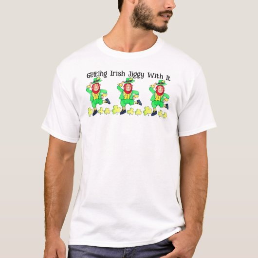 Irish Jiggy zum St. Patrick's Day T-Shirt (Vorderseite)