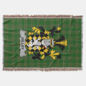 Irish Jolley oder Jolly Coat of Arms Familienwappe Decke (Vorderseite)