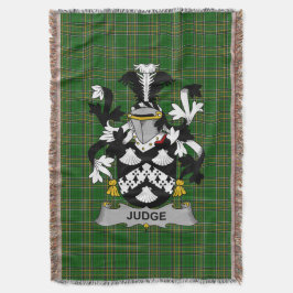 Irish Judge Coat of Arms Familienwappen Irland Decke