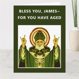 Irish Katholic Birthday Card Karte