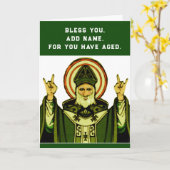 Irish Katholic Birthday Karte (Gelbe Blume)