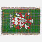 Irish Kavanagh oder Cavanagh Coat of Arms Family C Decke (Vorderseite)