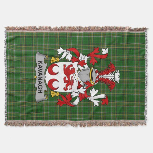 Irish Kavanagh oder Cavanagh Coat of Arms Family C Decke (Vorderseite)