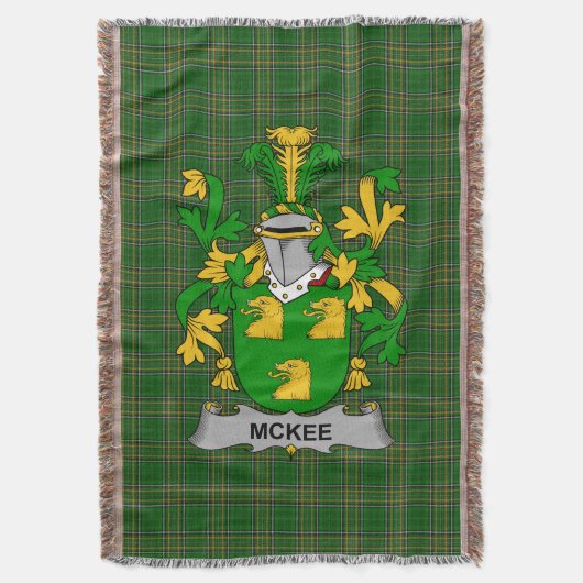 Irish Kee oder McKee Coat of Arms Familienwappen I Decke (Vorderseite Vertikal)