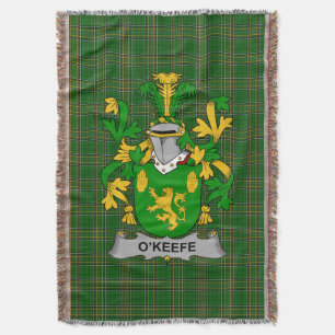 Irish Keefe oder O_Keefe Coat of Arms Familienwapp Decke