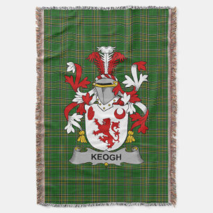 Irish Keogh oder McKeogh Coat of Arms Familienwapp Decke