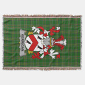Irish Kerrigan oder O_Kerrigan Coat of Arms Family Decke (Vorderseite)