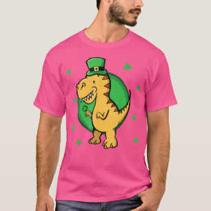 Irish Kids Mens Adult Dinosaur Funny St Patricks D T-Shirt