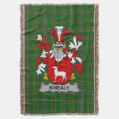 Irish Kinealy oder O_Kinnally Coat of Arms Family  Decke (Vorderseite Vertikal)