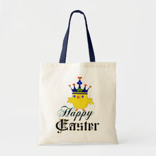 ♫ ♥ Irish King Crowned Chicken Budget Tote Bag Cor Tragetasche