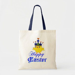 ♫ ♥ Irish King Crowned Chicken Budget Tote Bag Cor Tragetasche
