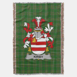 Irish Kirby oder O_Kirby Coat of Arms Familienwapp Decke