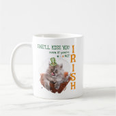 Irish Kiss Cat Coffee Tasse (Links)