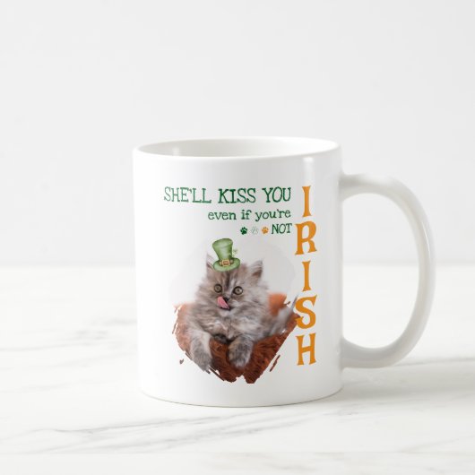 Irish Kiss Cat Coffee Tasse (Rechts)