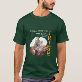Irish Kiss Cat T - Shirt