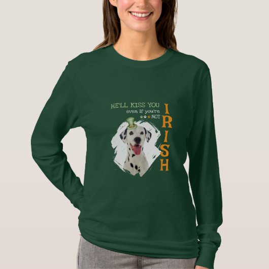 Irish Kiss Dog T - Shirt (Vorderseite)