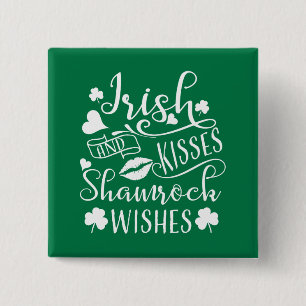 Irish Kisses and Kleeblatt Wish Button