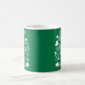 Irish Kisses and Kleeblatt Wish Kaffeetasse (Mittel)