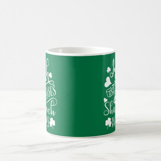 Irish Kisses and Kleeblatt Wish Kaffeetasse (Mittel)