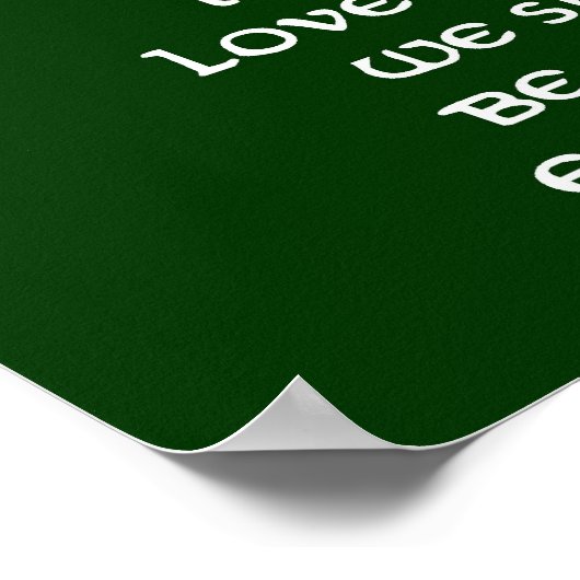 Irish Kitchen Prayer Poster (Ecke)