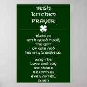 Irish Kitchen Prayer Poster (Vorne)