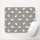 Irish Kleeblatt and Sheep Pattern Mousepad (Mit Mouse)