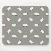 Irish Kleeblatt and Sheep Pattern Mousepad (Vorne)