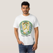 Irish Kleeblatt Angel T-Shirt (Vorne ganz)