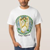 Irish Kleeblatt Angel T-Shirt (Vorderseite)