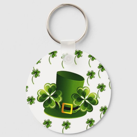 Irish Kleeblatt Art Schlüsselanhänger (Vorderseite)