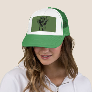 Irish Kleeblatt Bouquet St. Patrick's Day Hat Cap Truckerkappe