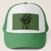 Irish Kleeblatt Bouquet St. Patrick's Day Hat Cap Truckerkappe (Vorderseite)
